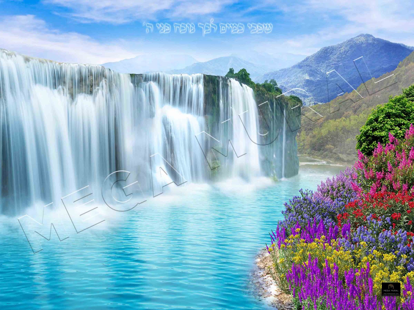 Featured image for “Waterfall Full Wall Mural”