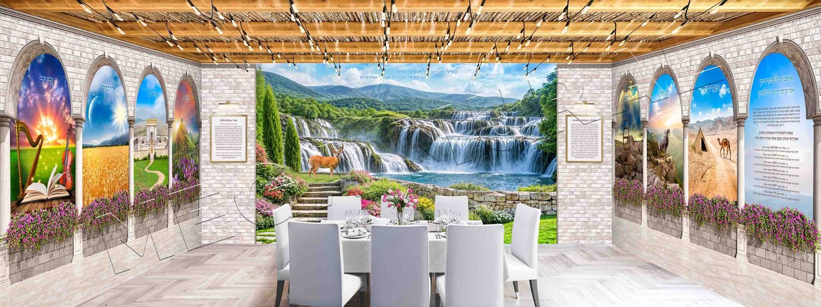Featured image for “Multi-Wall Sukkah Theme Mural”