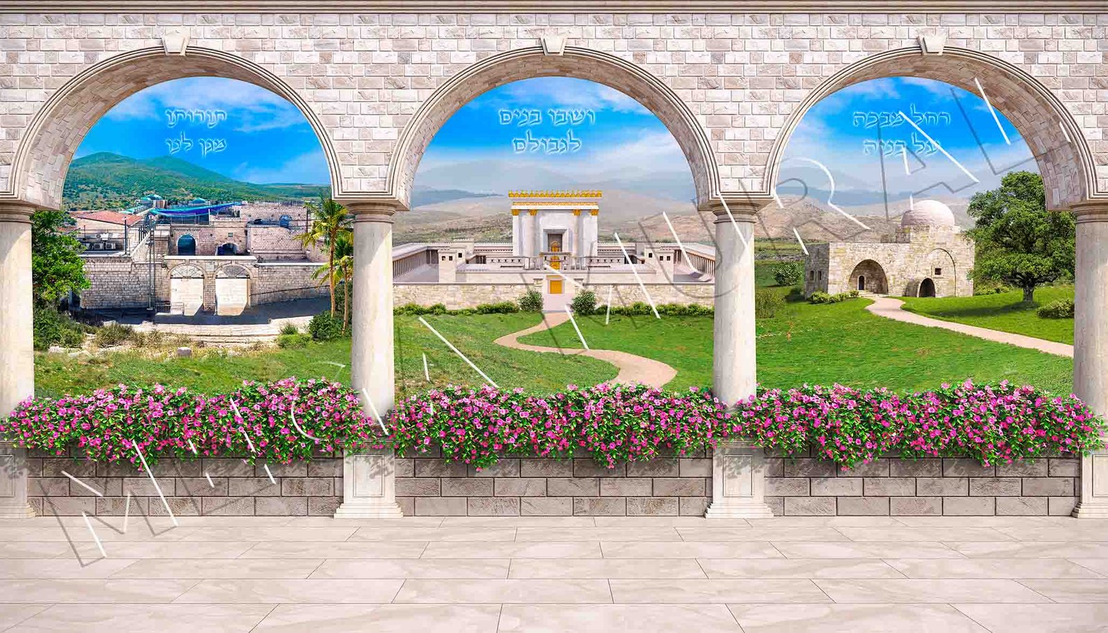 Featured image for “Arches With Meron Custom Mural”